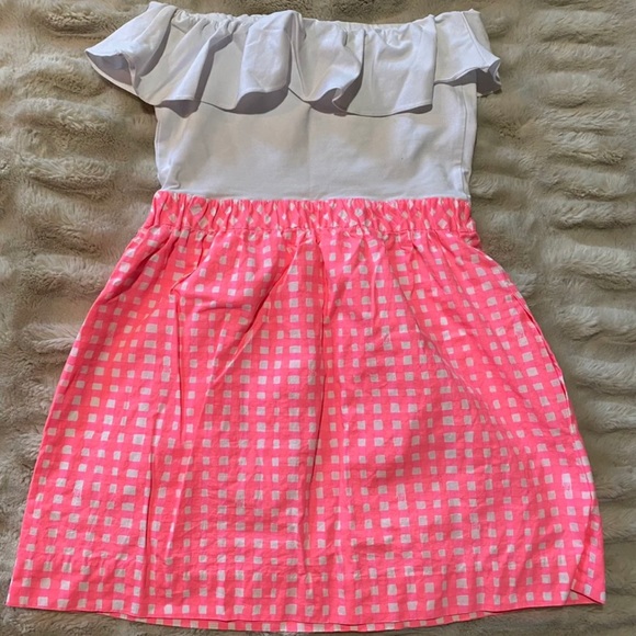 Lilly Pulitzer Pink Checkered Dress - Picture 4 of 8